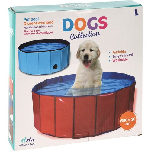 Bazének pro psy Dogs, 80 x 30 cm, červená