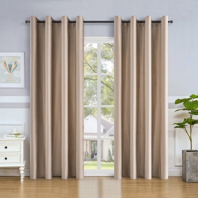 4Home Verdunkelungsvorhang Manila Beige, 150 x 250 cm