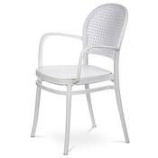 Scaun de sufragerie CT-746 WT, alb