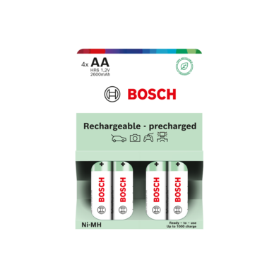 Bosch Nabíjecí baterie AA, 2600 mAh, 4 ks