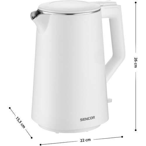 Sencor SWK 0550WH varná konvice, bílá