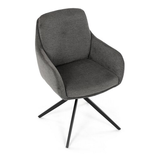 Set de scaune de sufragerie cu mecanism deîntoarcere DCH-P3174 GREY2, 2 buc.