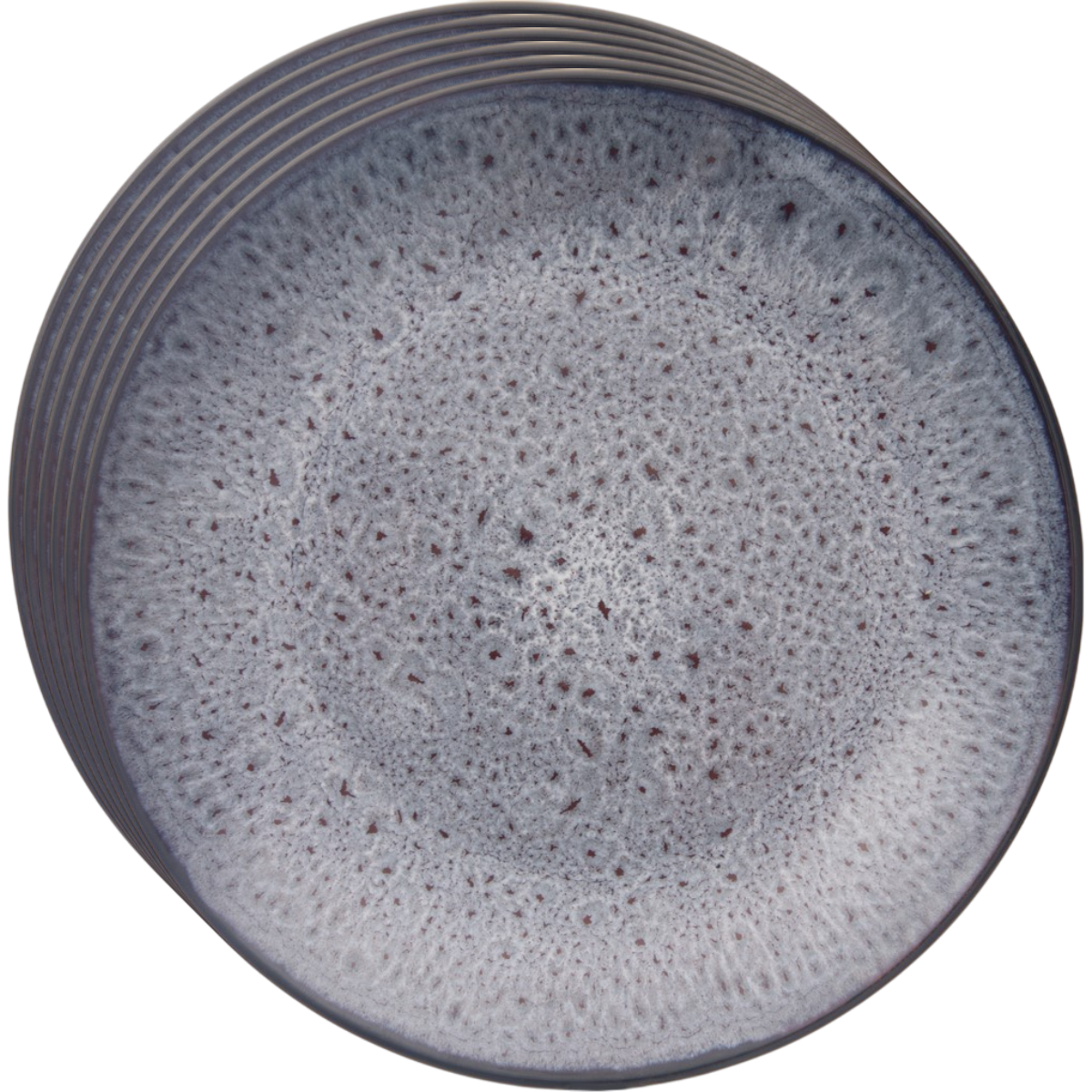 Orion Zestaw ceramicznych talerzyków deserowychGlaze fioletowe 20,5 cm, 6 szt.