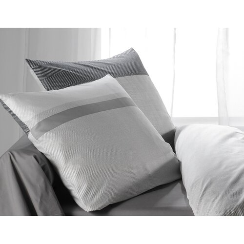 BedTex Spencer pamut ágyneműhuzat szürke, 140 x 200 cm, 70 x 90 cm