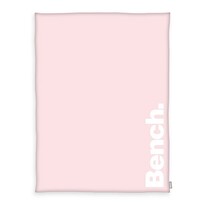 Pătură Bench roz deschis, 150 x 200 cm