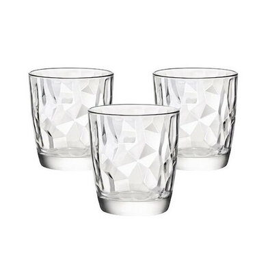 Bormioli Rocco 3-delni set kozarcev Diamond, 300ml