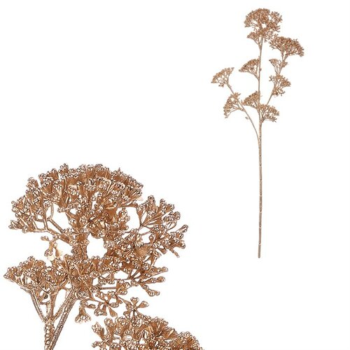 Set de ramuri artificiale Champagne, 3 bucăți, 52cm