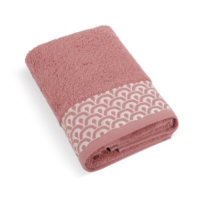 Bellatex Frotteebadetuch Spitze altrosa, 70 x 140 cm