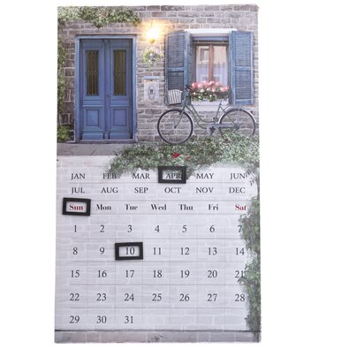 Nástěnný kalendář Barevná ulička, 30 x 50 cm