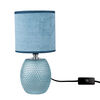 Keramická stolná lampa Luna, modrá