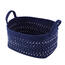 Altom Bombažna košara Dark blue, 24 x 34 x 18 cm