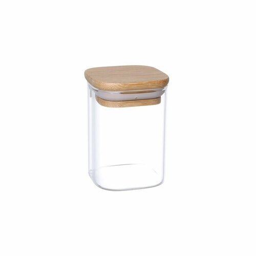4Home Steklena posoda za živila z pokrovom Bamboo,170 ml