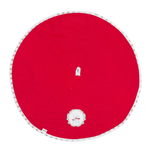 Kuchynská utierka kruh Alice červená, pr. 70 cm