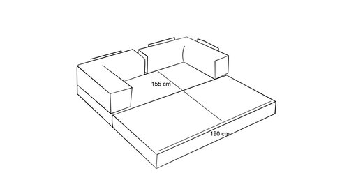 Canapea Comfort Orange