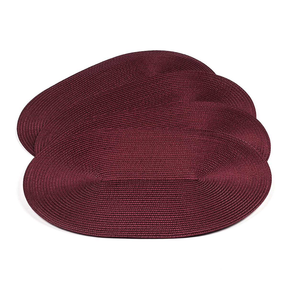 Jahu Prestieranie Deco ovál vínová, 30 x 45 cm, sada 4 ks