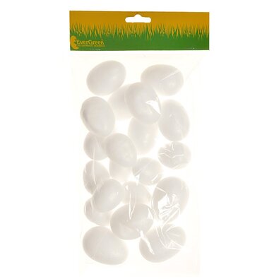 Komplet polistiren jajc, v. 4-6 cm, 20 kos vpaketu