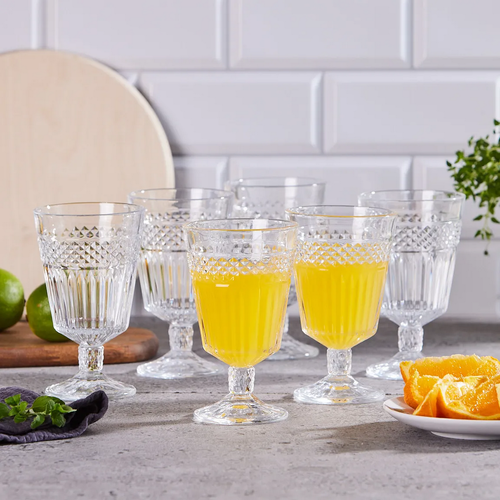 Altom Súprava pohárov na nôžke Greta 330 ml, 6 ks