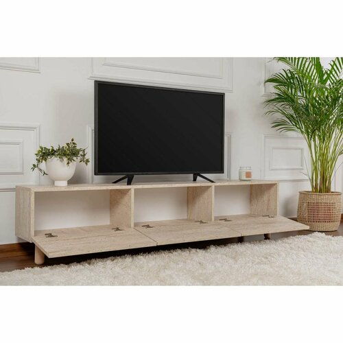 Televizní stolek Alvin Travertine