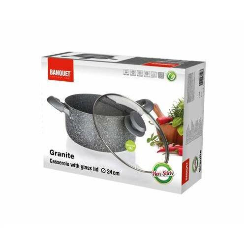Banquet Lonec s protiprijemno površino Granite, 24x 11 cm