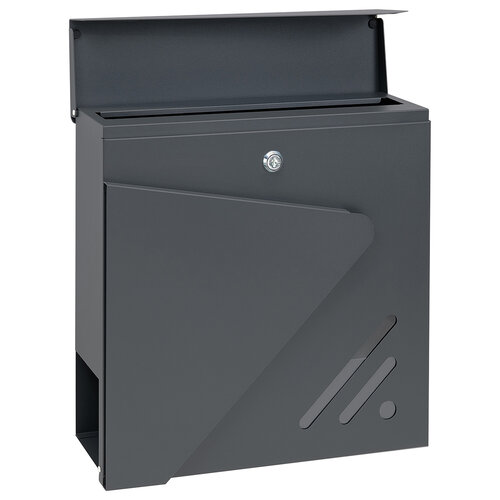 Сталева скринька BK.506.G.AM чорний, 37,5 x 37 x 11,5 см
