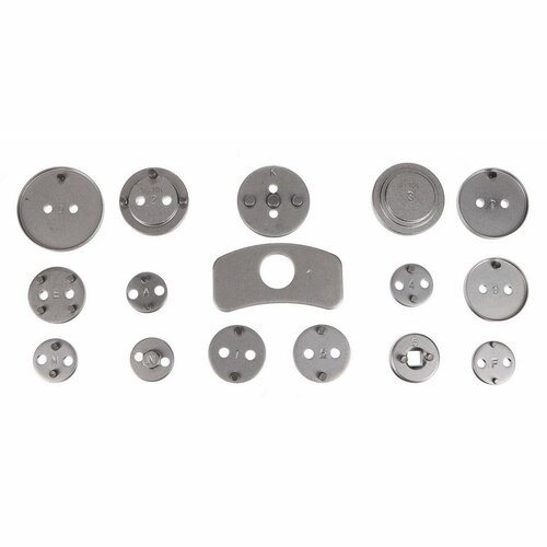 Sixtol Stiskalo zavornih batov MECHANIC BRAKE SETBLACK 18, 18 kos