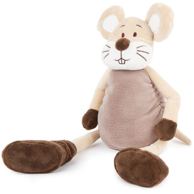 Plüschmaus lange Beine, 40 cm