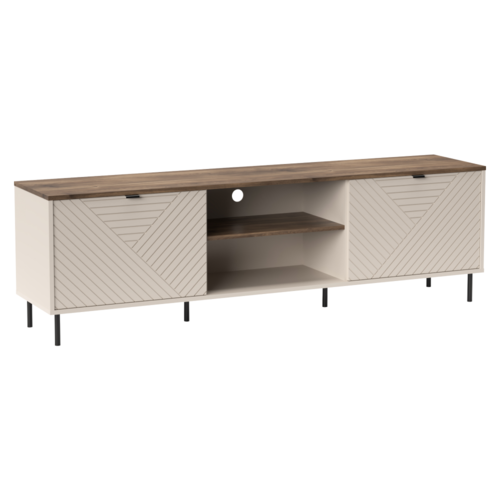 Televízny stolík EYCO, svetlo béžová