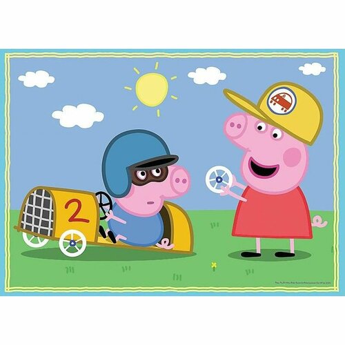 Trefl Puzzle Prasiatko Peppa, 4 ks