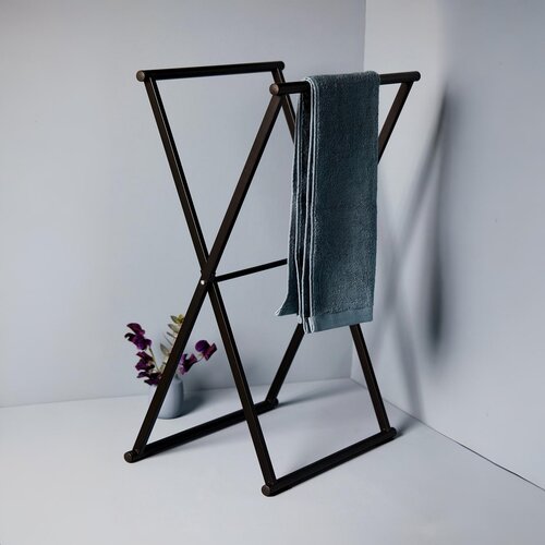 Wenko Skládací stojan na ručníky LAVA – černá