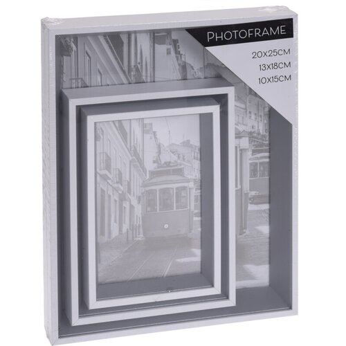 Fotorahmen-Set Berlin, 3 Stück, Goldgold,