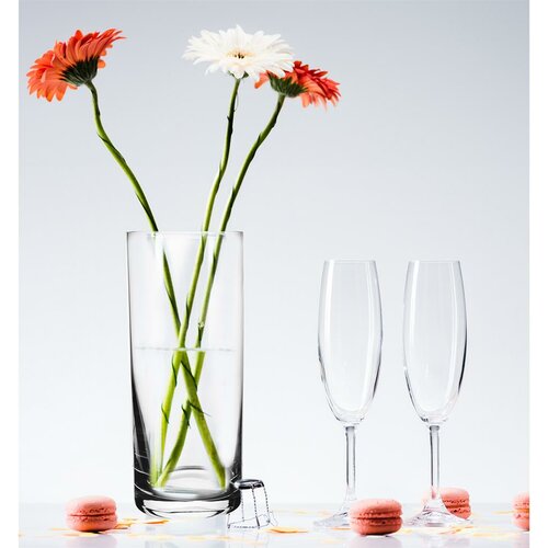Crystalex Скляна ваза, 10,5 x 25,5 см