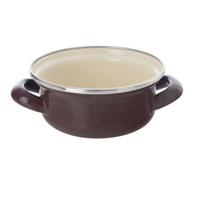 Orion Емальована каструля з бортиком Brown, 0,65 л