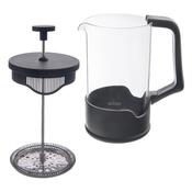 Orion Čajnik French press Črna, 1 l