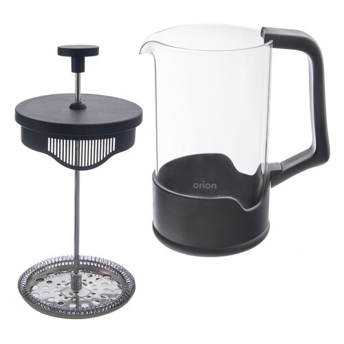 Orion Čajnik French press Črna, 1 l