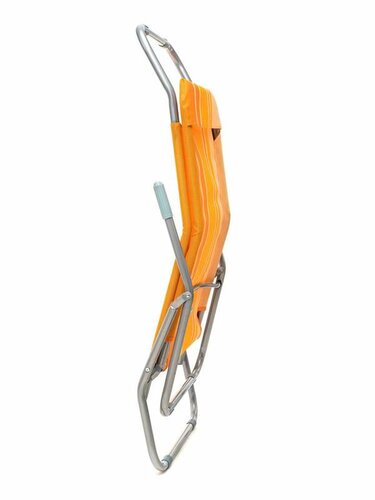 Happy Green Klappbare Strandliege Orangestreifen