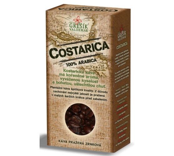 Grešík Costarica káva 100g, čierna
