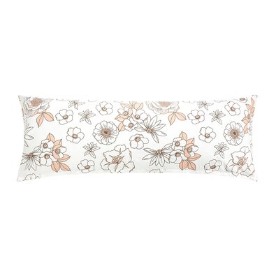 Bellatex Relax prevleka za vzglavnik Flower salmon, 45 x 120 cm