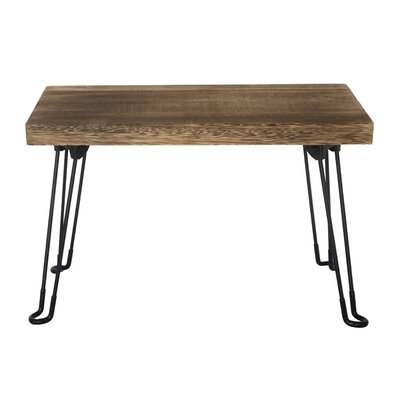 Beistelltisch aus Blauglockenbaum helles Holz, 54 x 28 cm