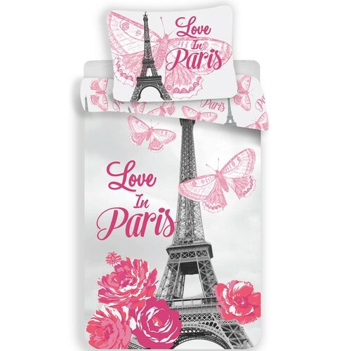 Bavlnené obliečky Paris Flowers, 140 x 200 cm, 70 x 90 cm