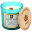 Arome Soy Candle Woody Sage and Salt 400 g z drewnianym knotem i pokrywką