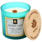 Arome Soy Candle Woody Sage and Salt 400 g z drewnianym knotem i pokrywką