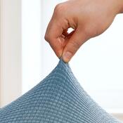 4Home Stretch prevleka za stol Magic clean modra, 45 - 50 cm, komplet 2 kosov