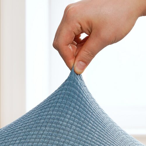 4Home Napínací potah na židli Magic clean modrá,45 - 50 cm, sada 2 ks