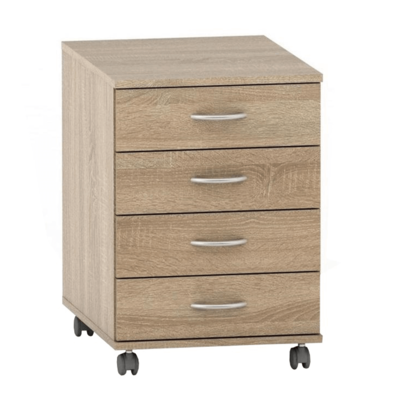 Comoda pe roți TEMPO ASISTENT 015, stejar sonoma
