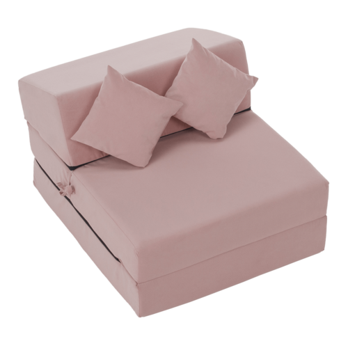 Scaun pliant/saltea PELOS, rozu