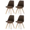 Esszimmerstuhl-Set CT-751 BR2, 4 Stück