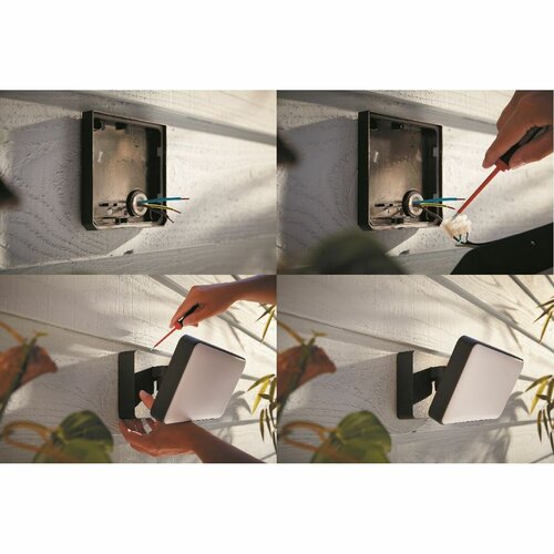 Philips Hue 17436/30/P7 zewnętrzny reflektor LED Welcome 2300 lm, czarny