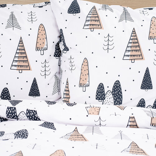 Lenjerie de pat din bumbac 4Home Frugal Winterland, 140 x 200 cm, 70 x 90 cm