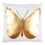 Polštářek Gold De Lux Motýl, 43 x 43 cm
