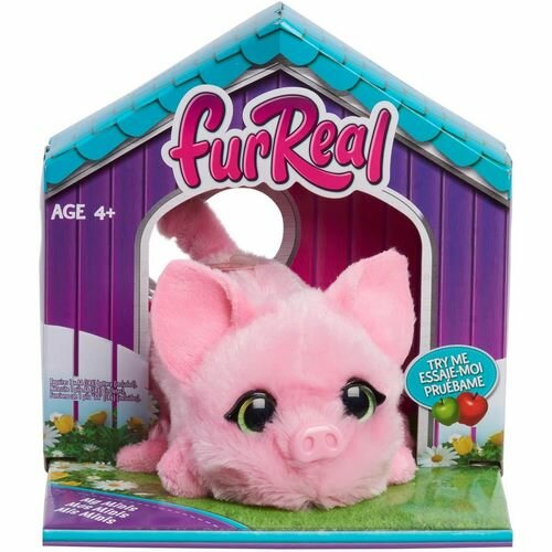 FurReal My Minis Piggy, porcușor interactiv, roz